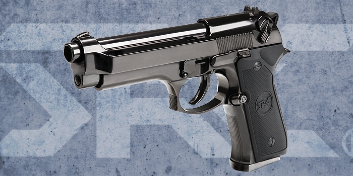 SR92電鍍鈦黑版自動退膛手槍