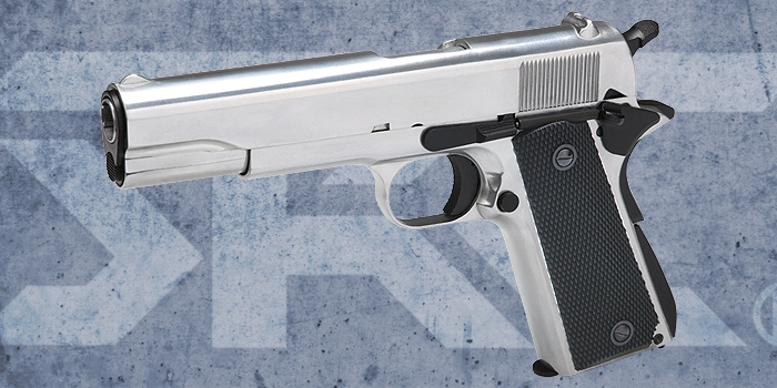 SRC SR-1911銀色版 全金屬瓦斯退膛手槍