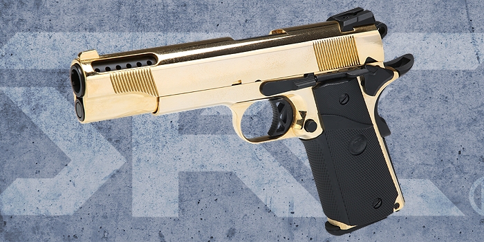 SRC SRV-12 黃金版 全金屬 瓦斯退膛手槍 精裝版