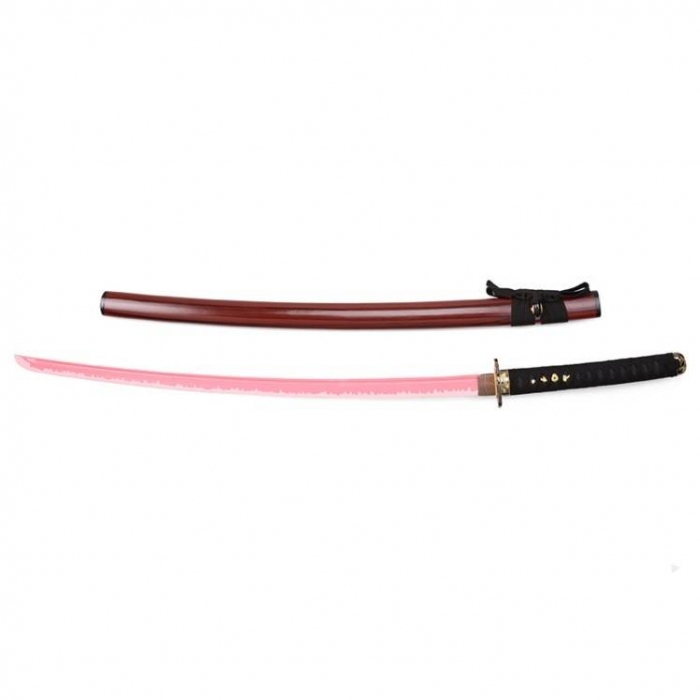 【ALPHA】金竹-塑料日式武術練習用刀-粉紅刃-武士刀