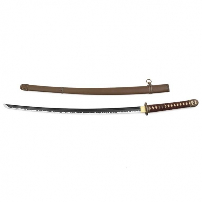 【ALPHA】軍刀-塑料日式武術練習用刀-黑刃-武士刀