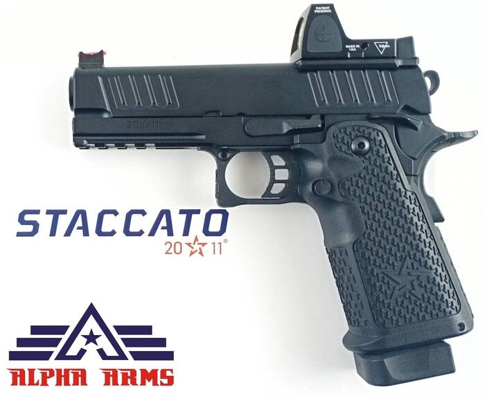 【競技版】EMG STACCATO P 2011 真槍授權 GBB 瓦斯手槍