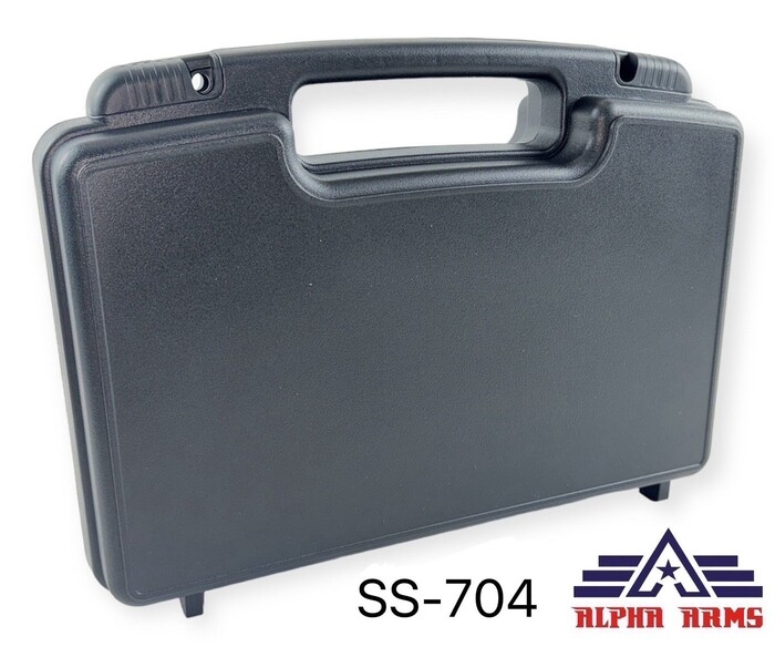 SS-704 中 雙手槍箱 長35公分 硬式槍箱 防護攜行箱 方格手撕綿